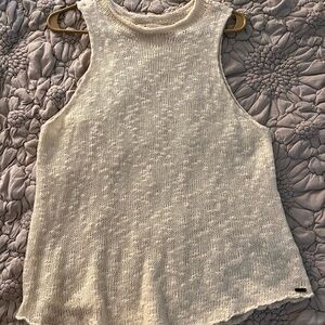 O'Neill Cream Sleeveless Knit Top